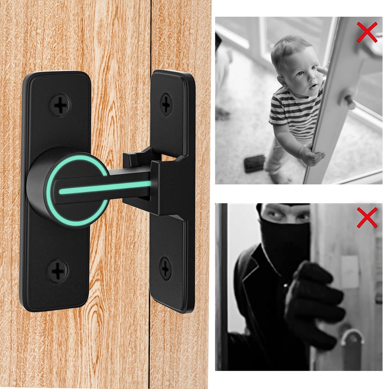 Indoor Gate Latches, 90 Degree Sliding Gate Latches Door Lock