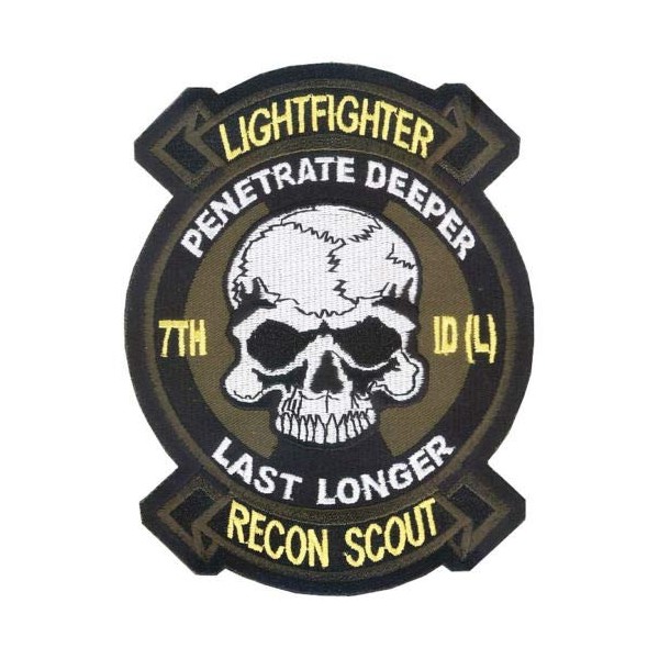 Bayonet Design - 7th Infantry Division (L) Recon Scout Patch