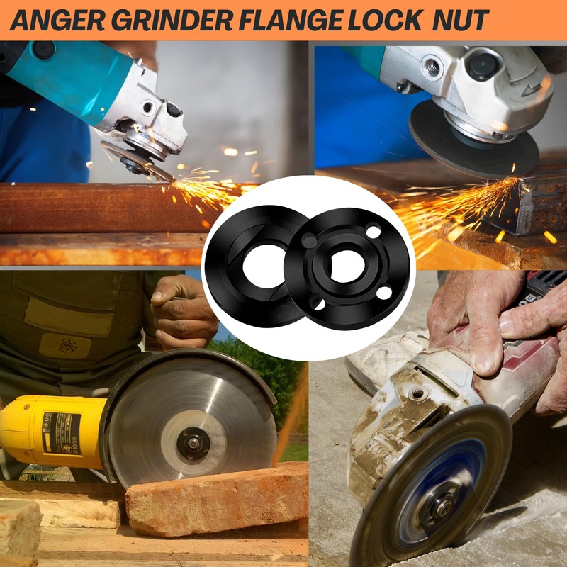 HOBEREROK Angle Grinder Wrench,Universal Adjustable & Nut Kit (5PCS) –