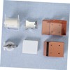 MAGICLULU 4Pcs Curtain Track Mounting Brackets Side Mounting Accessories for