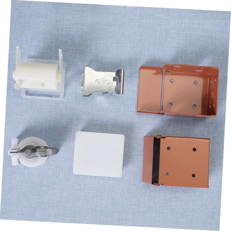 MAGICLULU 4Pcs Curtain Track Mounting Brackets Side Mounting Accessories for