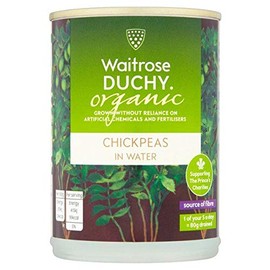 Waitrose Duchy Organic Chickpeas in Water 400g