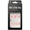 Muse Mark Reusable Nail Tips Coffin, Peony, 1 Piece / 뮤즈마크 리유저블 네일팁 코핀, 피오니, 1개