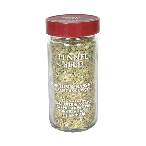 Morton & Bassett Fennel Seed, 1.7-Ounce Jars (Pack of 3)
