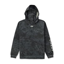 AFTCO Reaper Tactical Camo Technical Fleece Hoodie - Black Storm Camo - 2XL