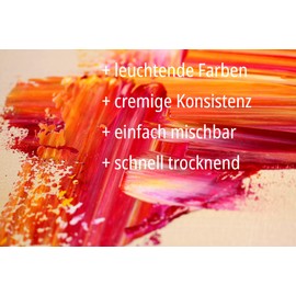 ARTIST Artist Acrylic Paint, Highly Pigmented Top Quality in 500 ml Storage Container 01 Titanium White