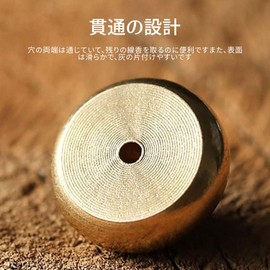 Mini Incense Burner, Brass Incense Burner, Portability, Durable, Multifunctional, Perfect for Coffee Shops, Tea Ceremonies, Studies, Cafes, Healing Incense Burners, Interior Incense Burners (Drum