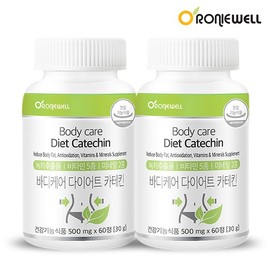 Ronniewell Roniwell Body Care Diet Catechin 500mg 60 Tablets (2 packs, 2-month supply) / 로니웰 바디케어 다이어트 카테킨 500mg 60정 2개 2개월분