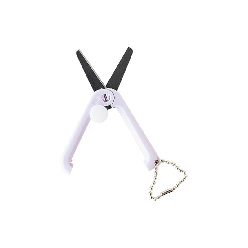 Mini Scissors with Key Chain Mini Telescopic Small Foldable Scissors