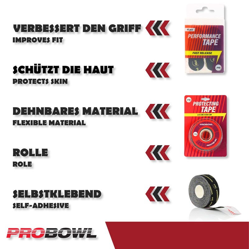 EMAX Pro Bowl Performance Tape - Bowling Thumb Tape |