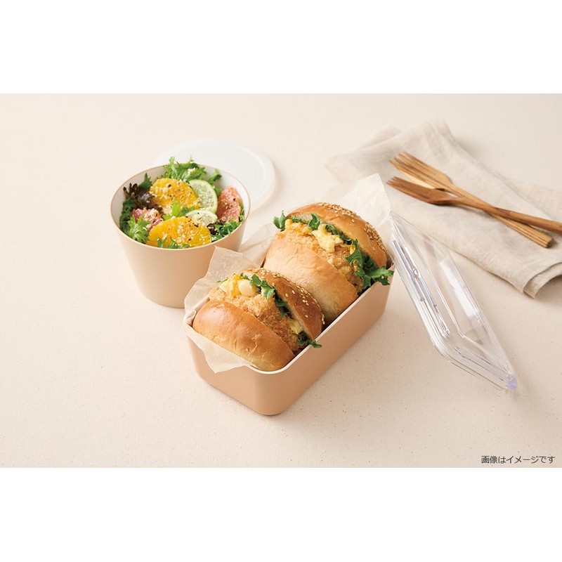 Takenaka T-36406 Chiaro Delicap Lunch Box, Made in Japan, Brown