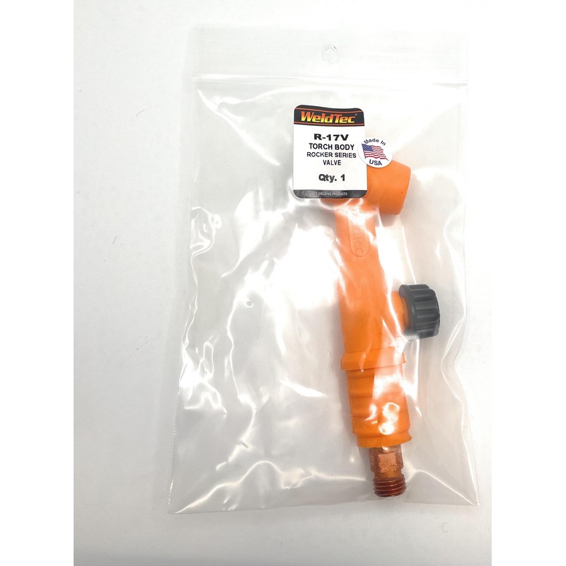 Weldtec R-17V Rocker Torch Body, Rigid, Valve, Gas, 180A, Package