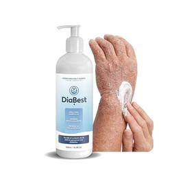 Diabest 500ml. | Crema para Pies Agrietados y Piel Muy Seca - con Urea y Vitamina E – Suaviza Talones, Codos y Piernas