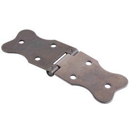 4-1/8" x 1-5/16" Stamped Steel Trunk Flap Hinge - for Steamer Trunk, Antique Cabinet, Vintage Furniture Reproduction Hardware | TKH-66