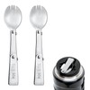 2pcs Spork for Thermos Stainless Steel King Vacuum Insulated Food