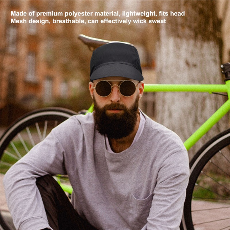 Running Mesh Hat Sunshading Sweat Absorption Breathable Portable Mesh Hat