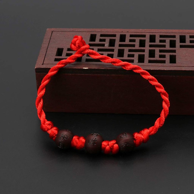 MISHITI Kabbalah Red String Braided Bracelet Protection for Good Luck