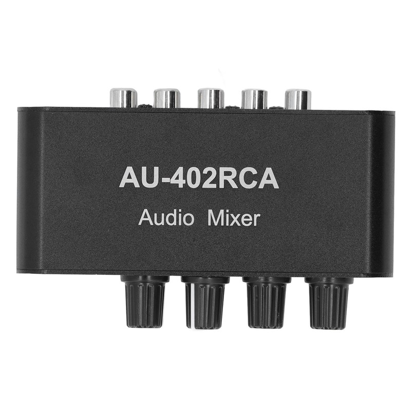 Bidirectional Audio Switcher 4 Way Stereo L R Sound Channel