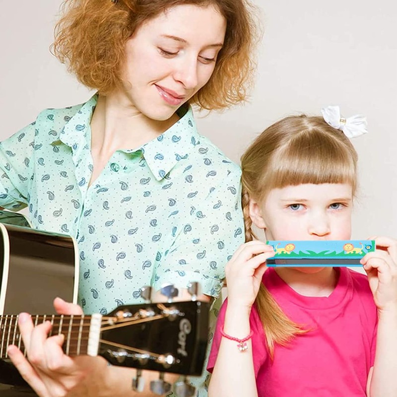 REQAG Harmonica for Children, Chromatic Harmonica, 16 Hole Harmonica, C