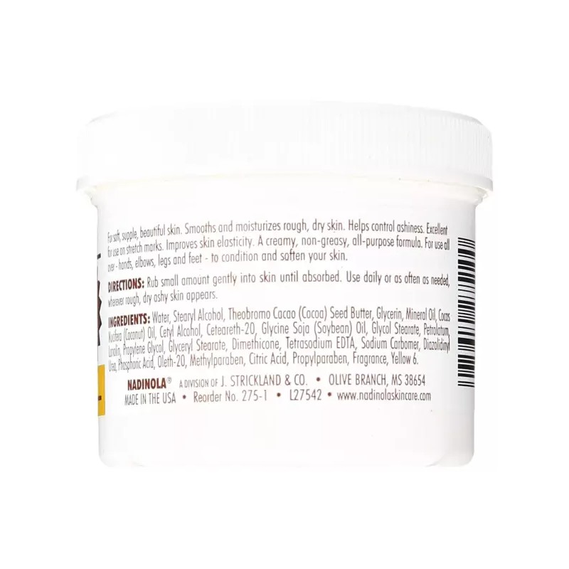 Nadina 나디놀라 코코아 버터 크림 4온스 Nadolla Cocoa Butter Cream
