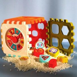 Cubo Sensorial 6 En 1 Montessori Educativo Para Bebés