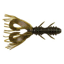 Berkley Unisex Adult PowerBait Zestail Fishing Lure 4" Green Pumpkin Green 6 Pack 4" (6 Count)