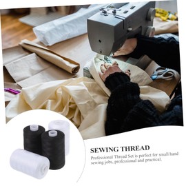 Hohopeti 4Rolls Hand Sewing Thread Kit of Yards High Set for Convenient Household Sewing Portable Accessories for Daily Repairs and Craft