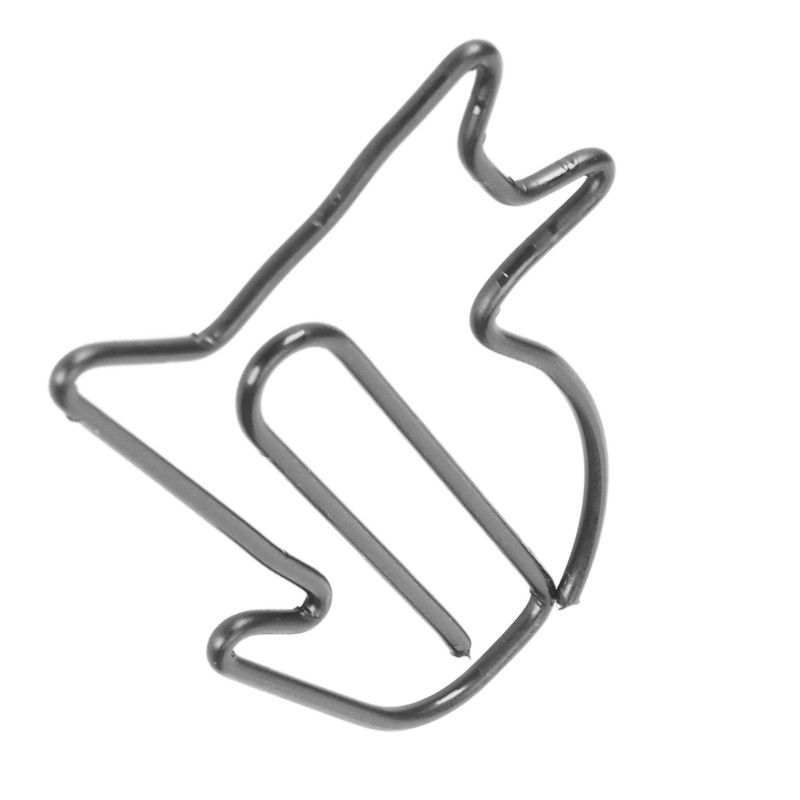 100 Pcs Cute Paper Clips Animal Shaped Fun Bookmark Document