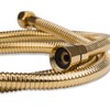 Shower Handheld Hose Polished Gold 59 Inch Solid Brass Bathroom