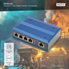 DIGITUS Network Switch - 5-Port Gigabit Ethernet - DIN-Rail Mounting