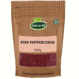 Pink Peppercorns 500g by Hatton Hill | Exquisite, Vibrant, Aromatic, and Perfect for Gourmet Cooking