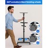 ORWOD Projector and Laptop Stand Tripod, 2 Shelves Mobile Laptop