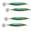 4pcs Green Silver 3.5oz Colt Sniper jigs 100g coltsniper jig