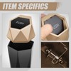 Auto Dynasty Diamond Design Leakproof Car Trash Garbage Can Cup