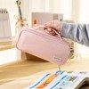 EASTHILL Large Capacity Pencil Case Pen Pouch Organizer Canvas Pencil