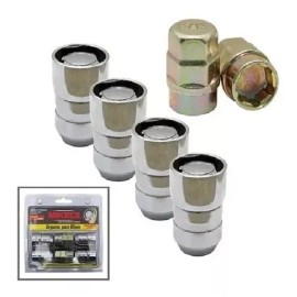 Mikel's Set 4 Tuercas Birlos Seguridad Mikels Kia Rio Forte 2 Llaves