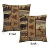 DATANSEN Set of 2 Square 18x18 inch Pillow Covers Decorative