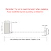Jenngaoo Retractable Clothes Line, 13.8 Feet Adjustable Stainless Steel Rope