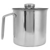 Stainless Steel Oil Filter Pot with Handle Kitchen Grease Container