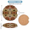 Geometric Pattern Car Coasters for Cup Holders American Style Aztec