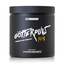 OS NUTRITION Götterpuls MAX Premium Pre Workout Booster 396 g (Watermelon Lime)