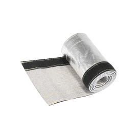 INFINAUTO Car Heat Shroud 1" ID 3.2ft Aluminized Sleeving Shield Sleeve Stylish Design
