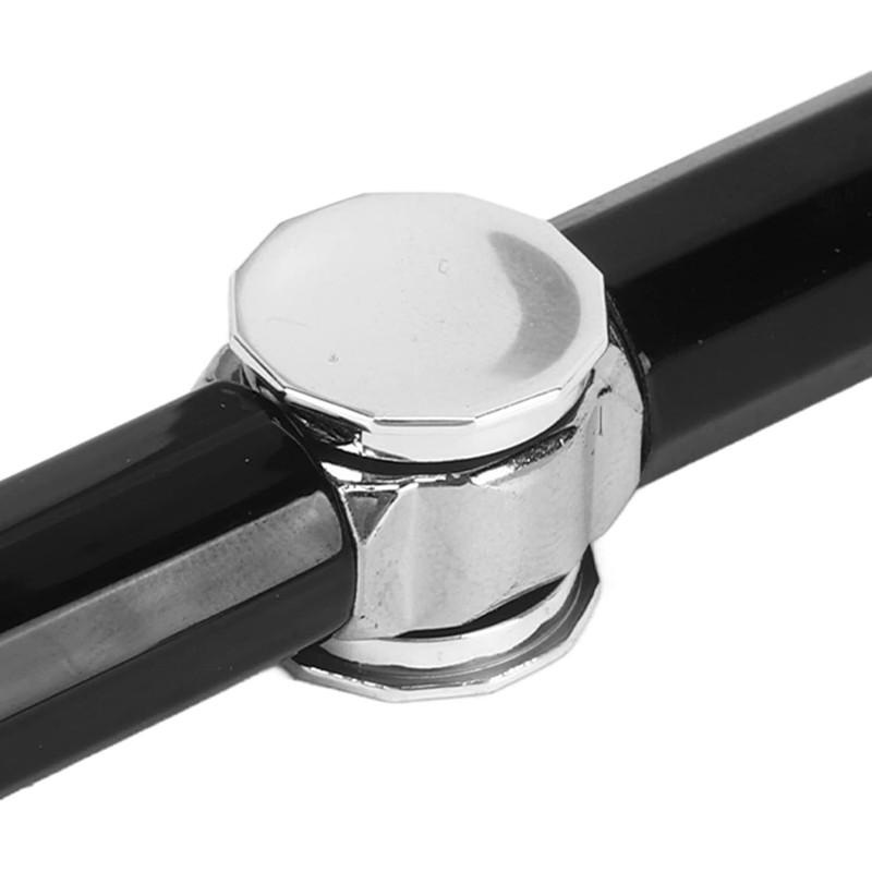 Black Spinning Pen, Writing Tool Practical Metal Fidget Pen Reflector