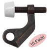 Designers Impressions Oil Rubbed Bronze Heavy Duty Door Guard Hinge Pin Adjustable Door Stop : 6641-10 Pack