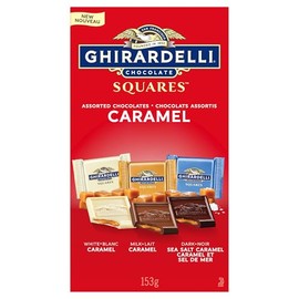 GHIRARDELLI Caramel Assorted Bag, 153 Grams