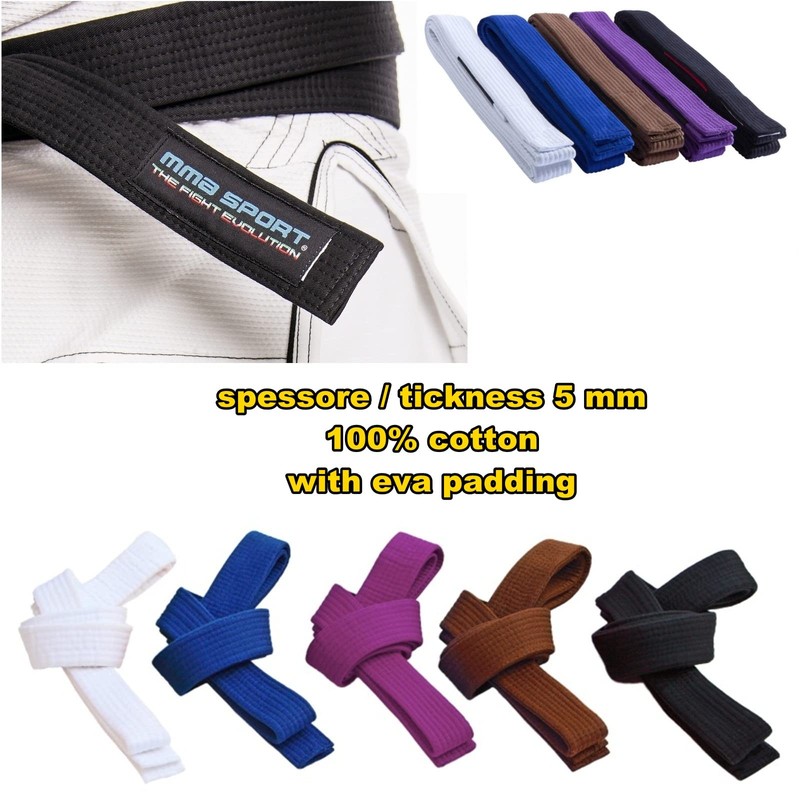 MMASPORT The Fight Evolution Belt BJJ Belt Jiu Jitsu Kimono