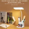 Necomi LED Desk Lamp,3 Color Mode,with Pen Holder and Phone