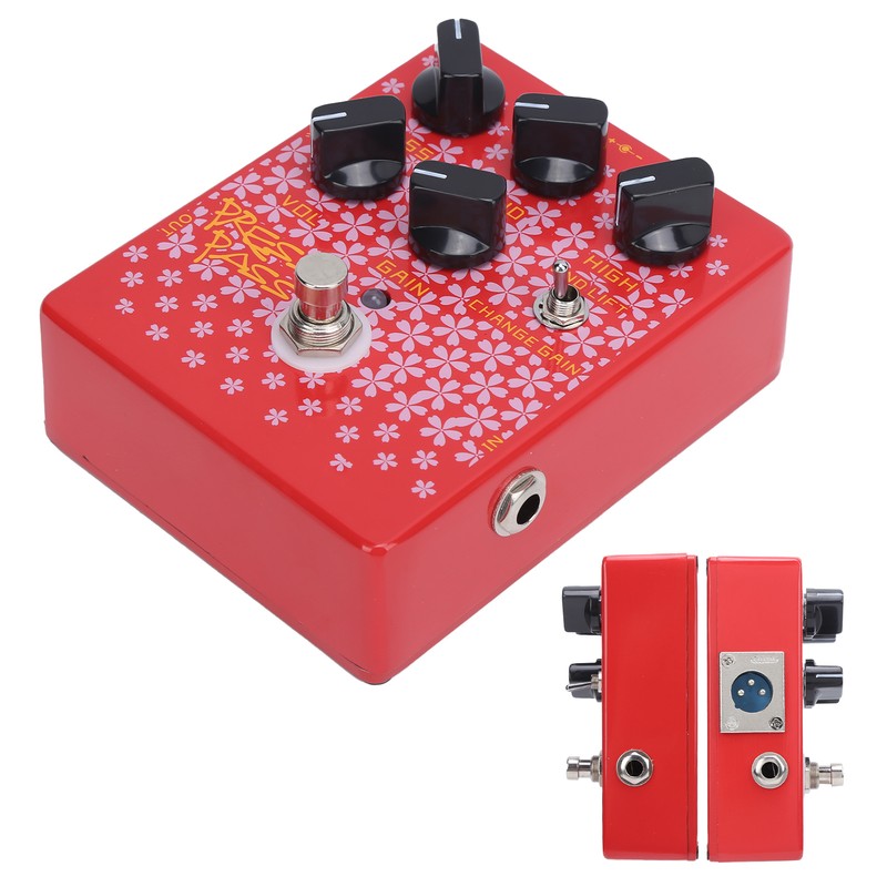 Bass Guitar Effects Pedal Driver with DI Tube Amplifier XLR