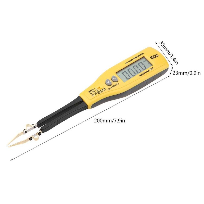 HP 990B SMD Chip Test Clip Meter Multimeter Tweezers Capacitor