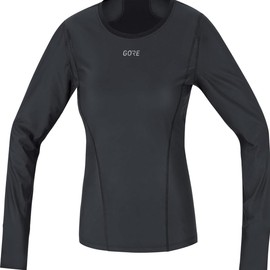 GOREWEAR M WINDSTOPPER® Base Layer Thermo Maglia manica lunga Donna, Black, 40